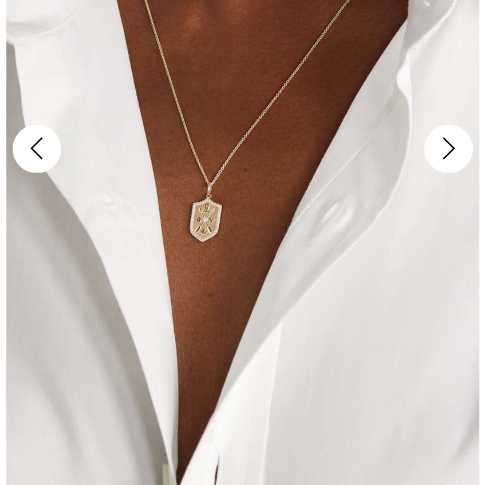 Sydney Evan 14k Love Diamond Nevklace RT $1310 - Picture 5 of 5